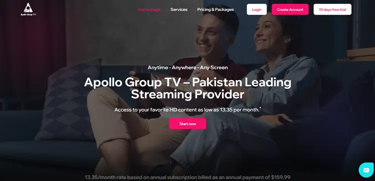 Apollo-group-iptv-website