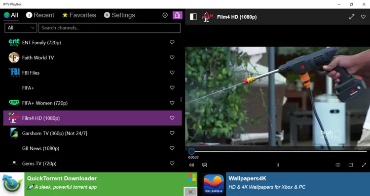 IPTV-Playbox-interface