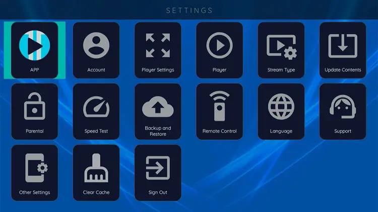 XCIPTV-Player-Settings