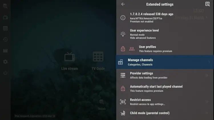 Extended-Setting-Feature