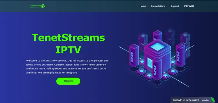 Official-website-TenetStreams-IPTV-Service