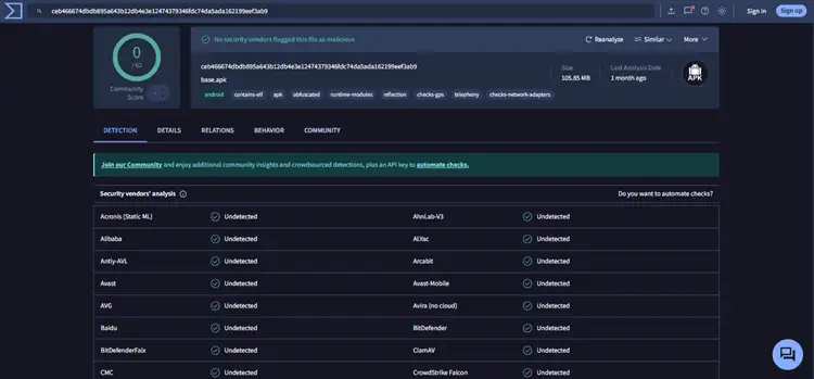 EPIX-IPTV-Virustotal-Check