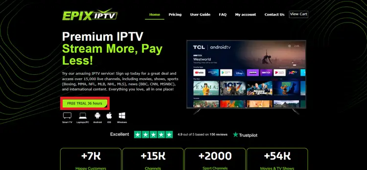 Free-Trial-Epix IPTV