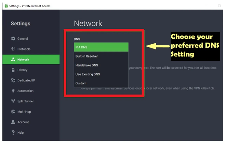 PIA-VPN-DNS