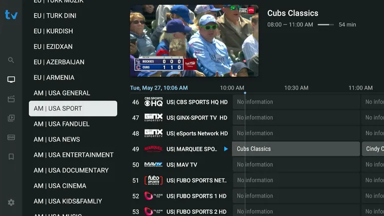 MegaOTT Live TV