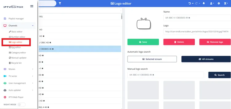 customization-with-IPTV-Editor-Logo-Editor
