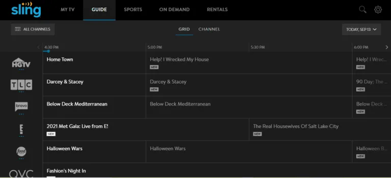 slingTV-Guide