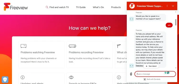 freeview-chat-support-team