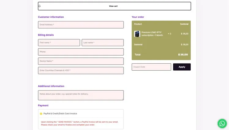 lemo-iptv-billing-details
