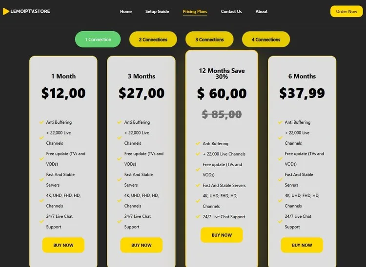 lemo-iptv-pricing-plan