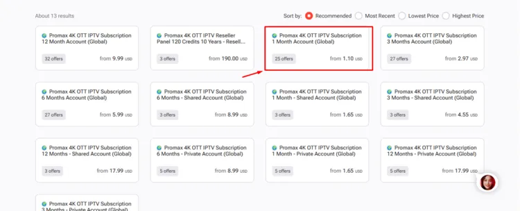 G2G-choose-one-of-the sellers
