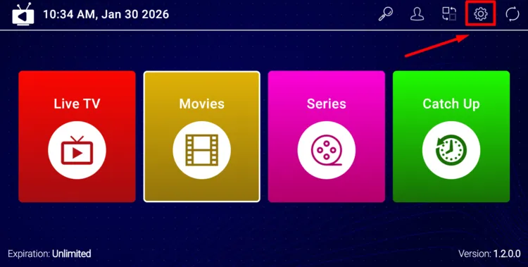 IPTV-Stream-Player-Settings