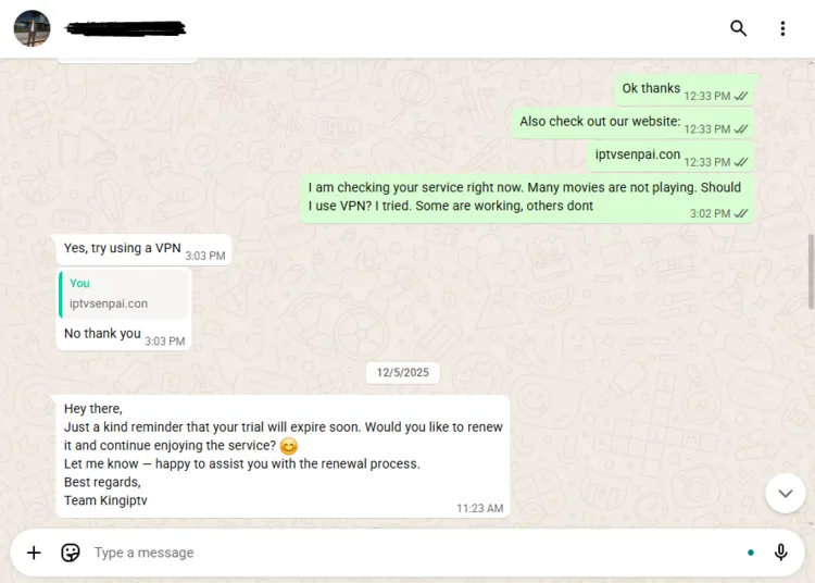 King-iptv-customer-support