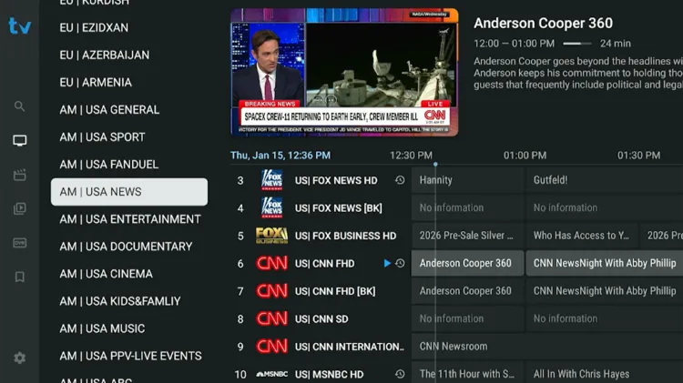 StreamViewIPTV-live-news