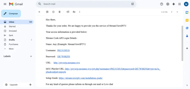 StreamViewIPTV-login-credentials