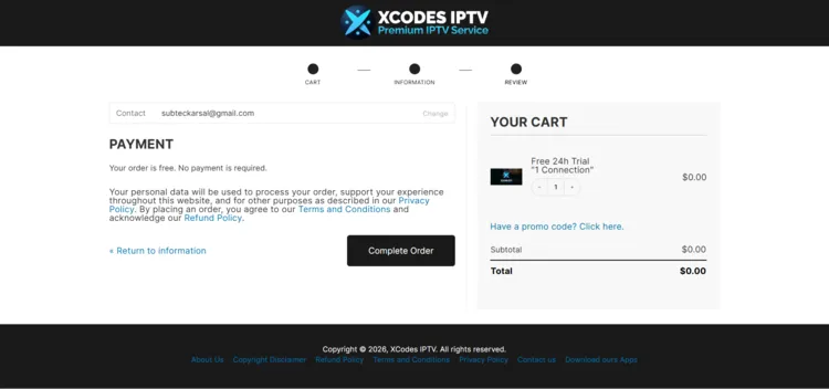 XCodes-IPTV-payment-option