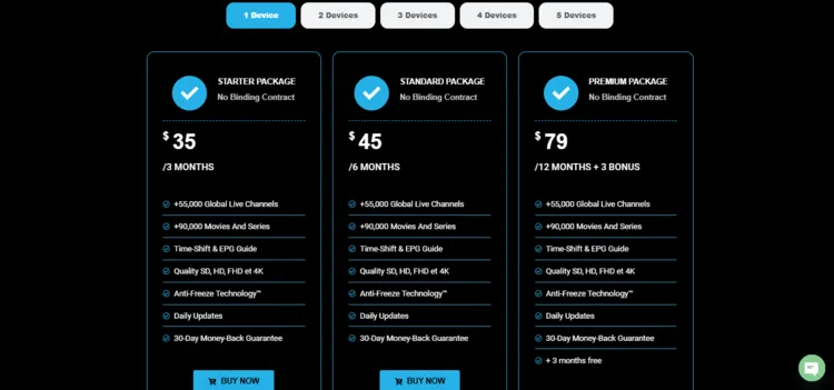 iptv-nexus-pricing-plans