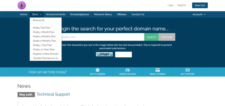 khaby-iptv-drop-down-menu