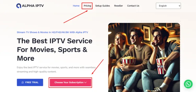 ALPHA-IPTV-Pricing-option