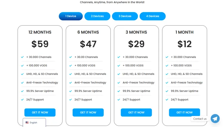 SILK-IPTV-subscribtion-plans