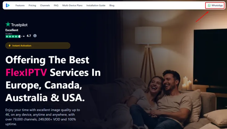 Flex-IPTV-WhatsApp-button