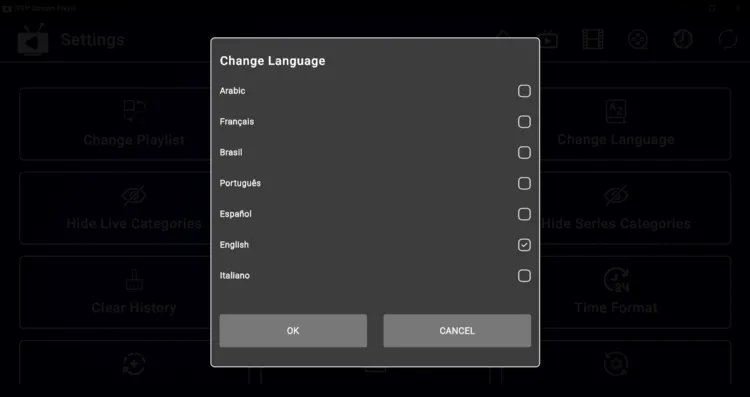 IPTV-Stream-Player-change-language