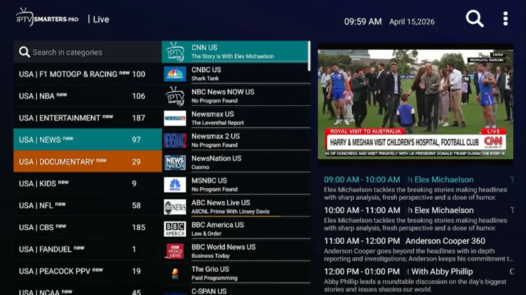 Ember-IPTV-live-TV