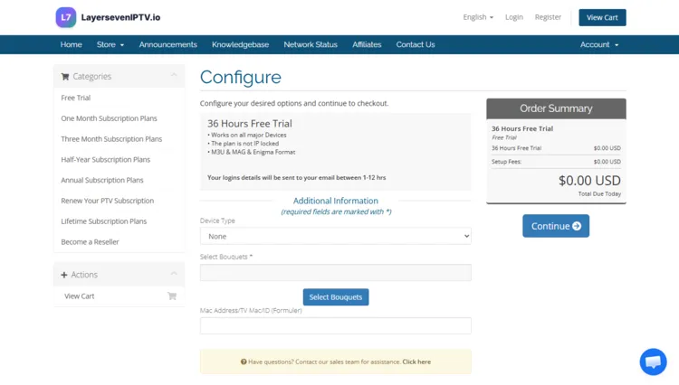 LayerSeven-IPTV-Configure