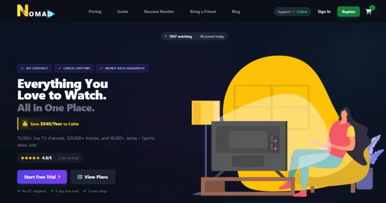 Nomad-IPTV-official-website