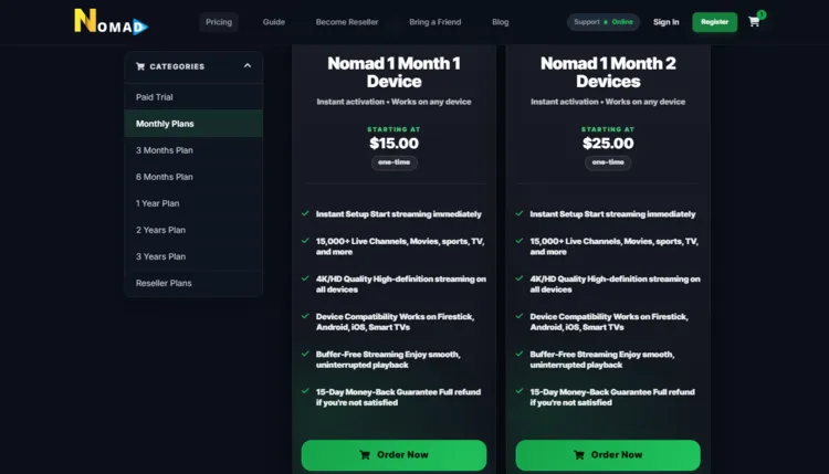 Nomad-IPTV-subscribtion-plan