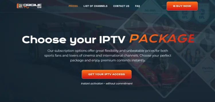 Origine-TV-official-website