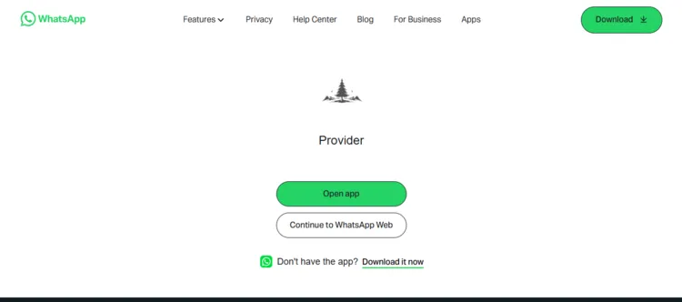 IPTV-Forest-Click-on-Continue-to-WhatsApp-Web