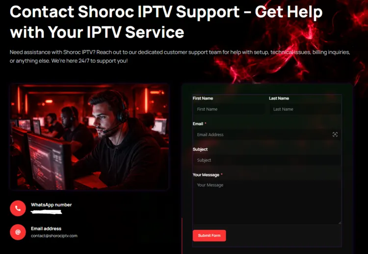Shoroc-IPTV-fill-the-form