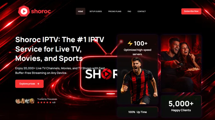 Shoroc-IPTV-official-website
