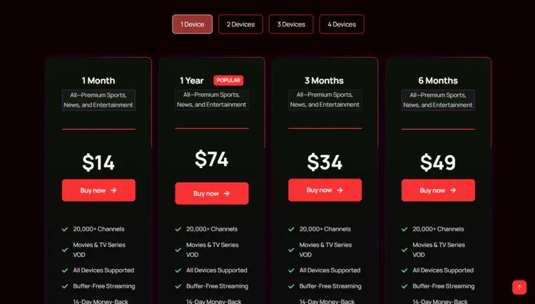 Shoroc-IPTV-subscribtion-plans