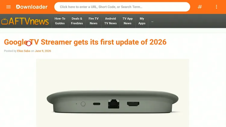 Step-1-Downloader-home-screen