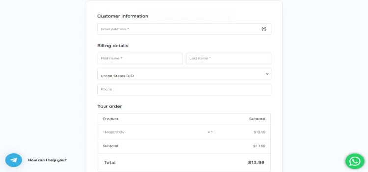 nigma-iptv-checkout-page