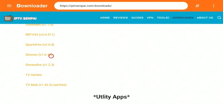 spot-stremio-app-ondownloaders-page