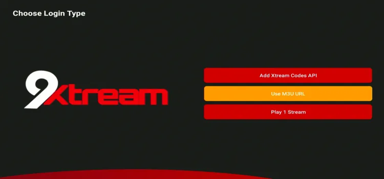 Choose-M3U-Link-or-xtream-codes