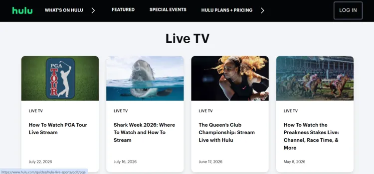 hulu+ live