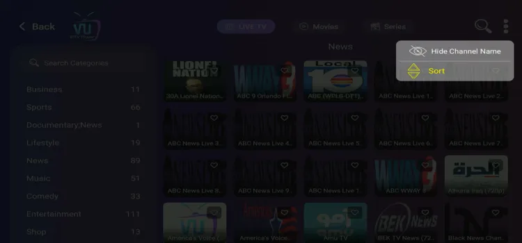 6-Channel-Sorting