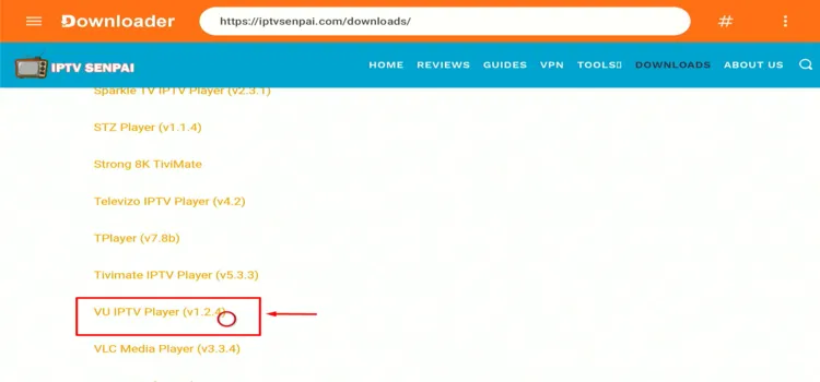 click-on-vu-iptv-player