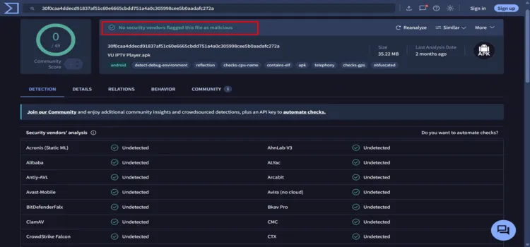 vu-iptv-virus-total